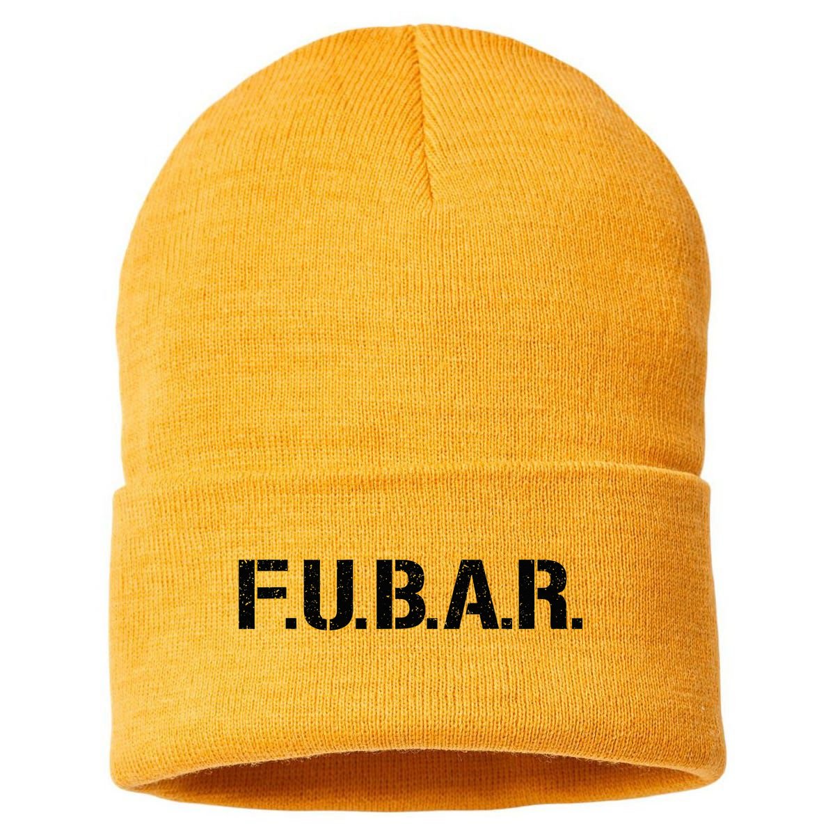 Fubar F.U.B.A.R. Acronym Sustainable Knit Beanie