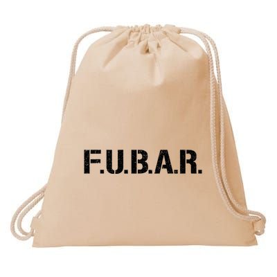 Fubar F.U.B.A.R. Acronym Drawstring Bag