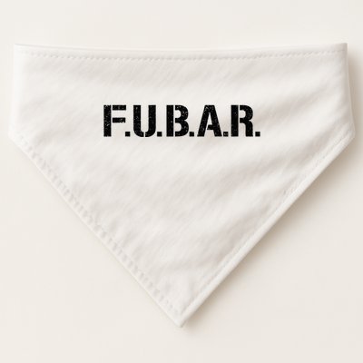 Fubar F.U.B.A.R. Acronym USA-Made Doggie Bandana