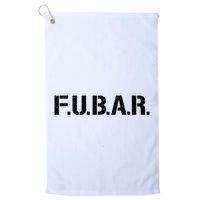 Fubar F.U.B.A.R. Acronym Golf Towel