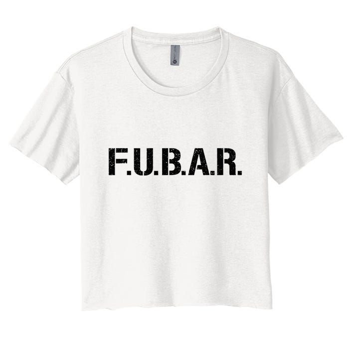 Fubar F.U.B.A.R. Acronym Crop Top