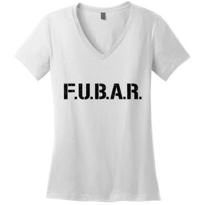 Fubar F.U.B.A.R. Acronym Women's V-Neck T-Shirt