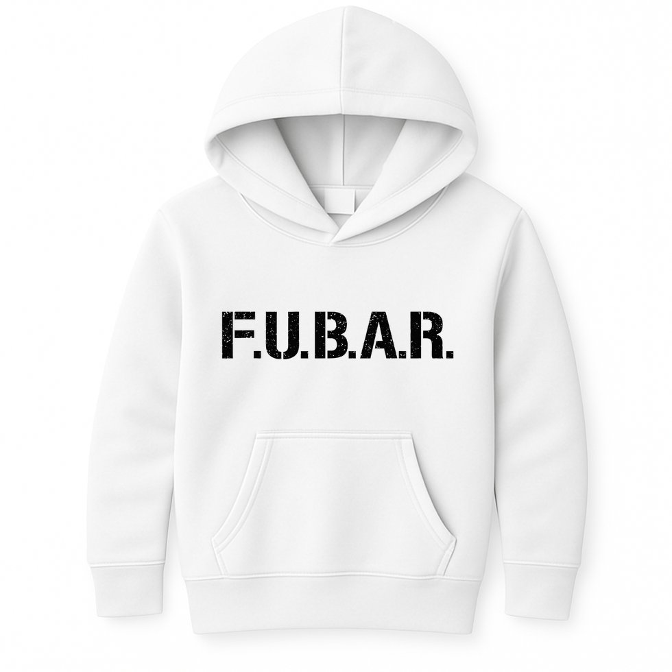 Fubar F.U.B.A.R. Acronym Kids Hoodie