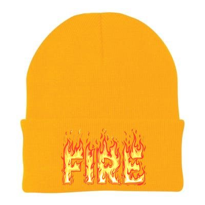 Fire Flame Adult Fire And Ice Costume Knit Cap Winter Beanie