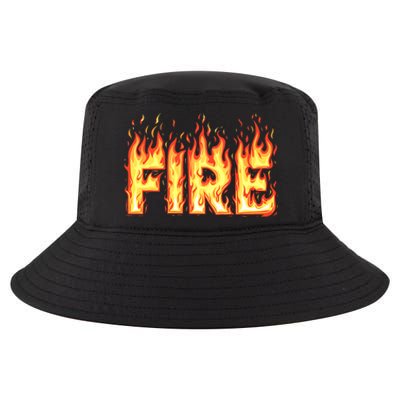 Fire Flame Adult Fire And Ice Costume Cool Comfort Performance Bucket Hat