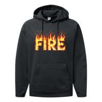 Fire Flame Adult Fire And Ice Costume Performance Fleece Hoodie