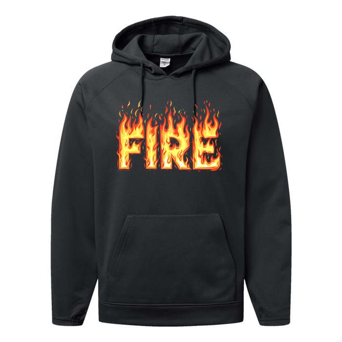 Fire Flame Adult Fire And Ice Costume Performance Fleece Hoodie