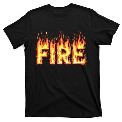 Fire Flame Adult Fire And Ice Costume T-Shirt