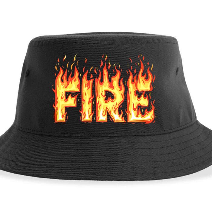 Fire Flame Adult Fire And Ice Costume Sustainable Bucket Hat