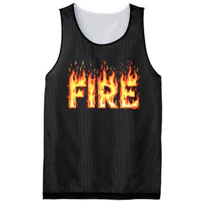 Fire Flame Adult Fire And Ice Costume Mesh Reversible Basketball Jersey Tank