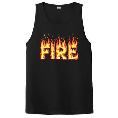 Fire Flame Adult Fire And Ice Costume PosiCharge Competitor Tank