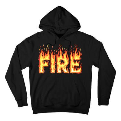 Fire Flame Adult Fire And Ice Costume Tall Hoodie