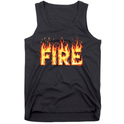 Fire Flame Adult Fire And Ice Costume Tank Top