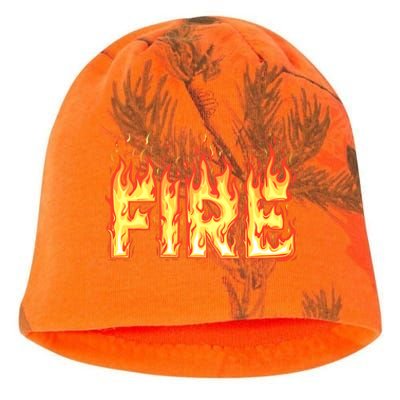 Fire Flame Adult Fire And Ice Costume Kati - Camo Knit Beanie