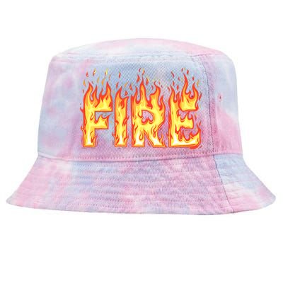 Fire Flame Adult Fire And Ice Costume Tie-Dyed Bucket Hat