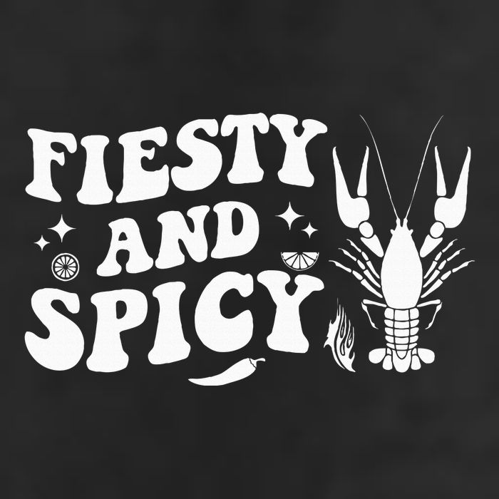 Funny Feisty And Spicy Crawfish Boil Festival Party Lobster 7 Panel Mesh Trucker Snapback Hat