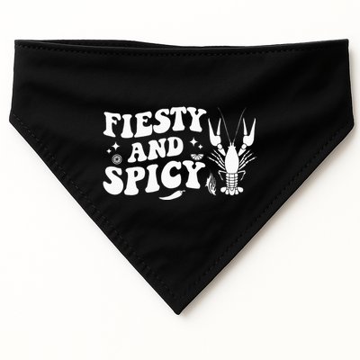 Funny Feisty And Spicy Crawfish Boil Festival Party Lobster USA-Made Doggie Bandana