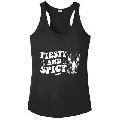 Funny Feisty And Spicy Crawfish Boil Festival Party Lobster Ladies PosiCharge Competitor Racerback Tank
