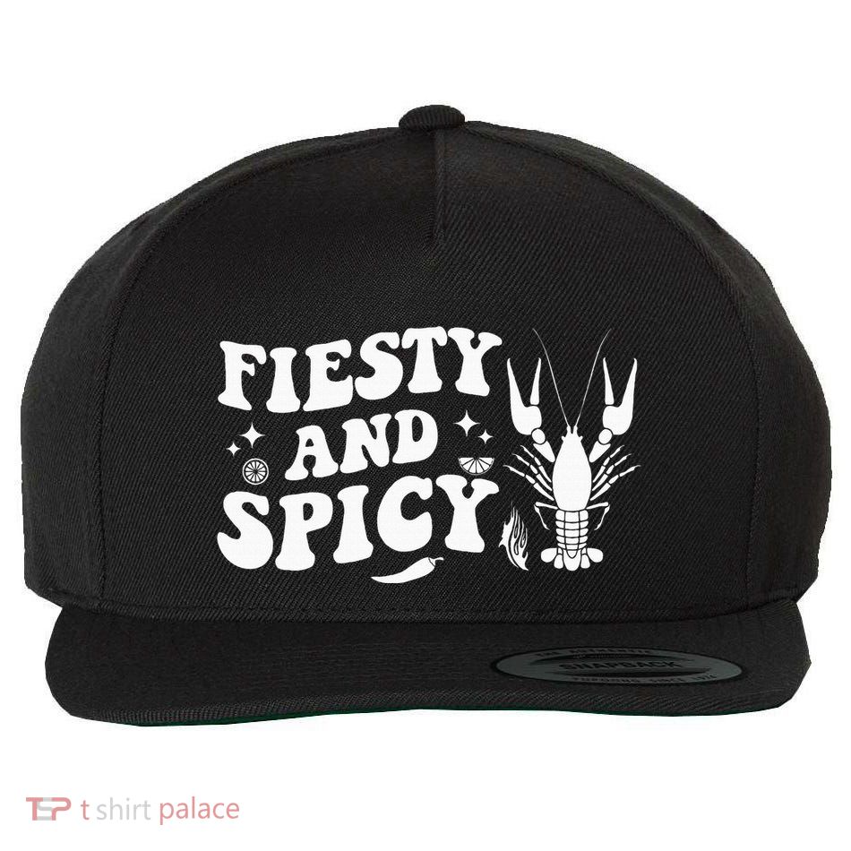 Funny Feisty And Spicy Crawfish Boil Festival Party Lobster Wool Snapback Cap