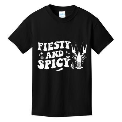 Funny Feisty And Spicy Crawfish Boil Festival Party Lobster Kids T-Shirt