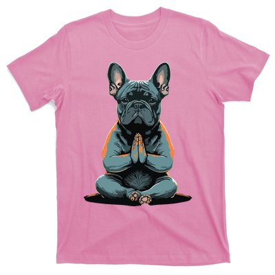 Funny French Bulldog Frenchie Yoga T-Shirt