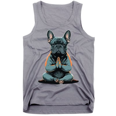 Funny French Bulldog Frenchie Yoga Tank Top