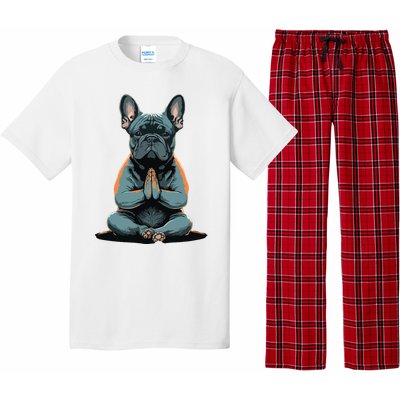 Funny French Bulldog Frenchie Yoga Pajama Set