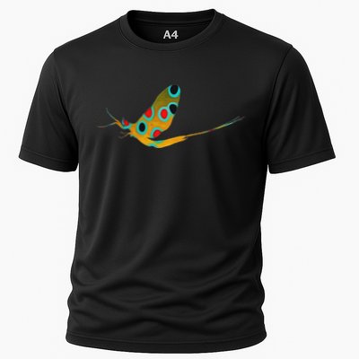 Fly Fishing Brook Trout Mayfly Graphic Performance Shirt