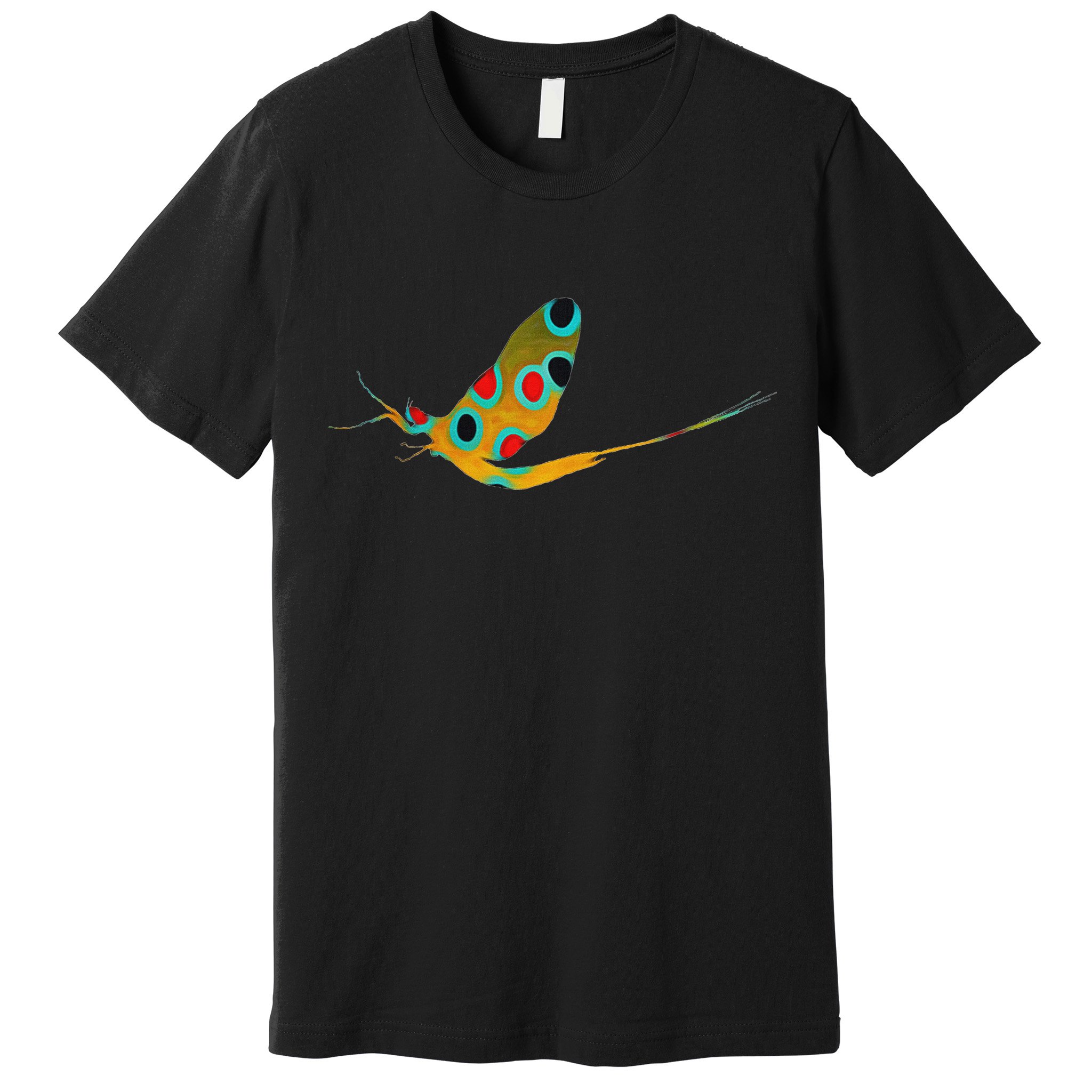 Fly Fishing Brook Trout Mayfly Graphic Premium T-Shirt