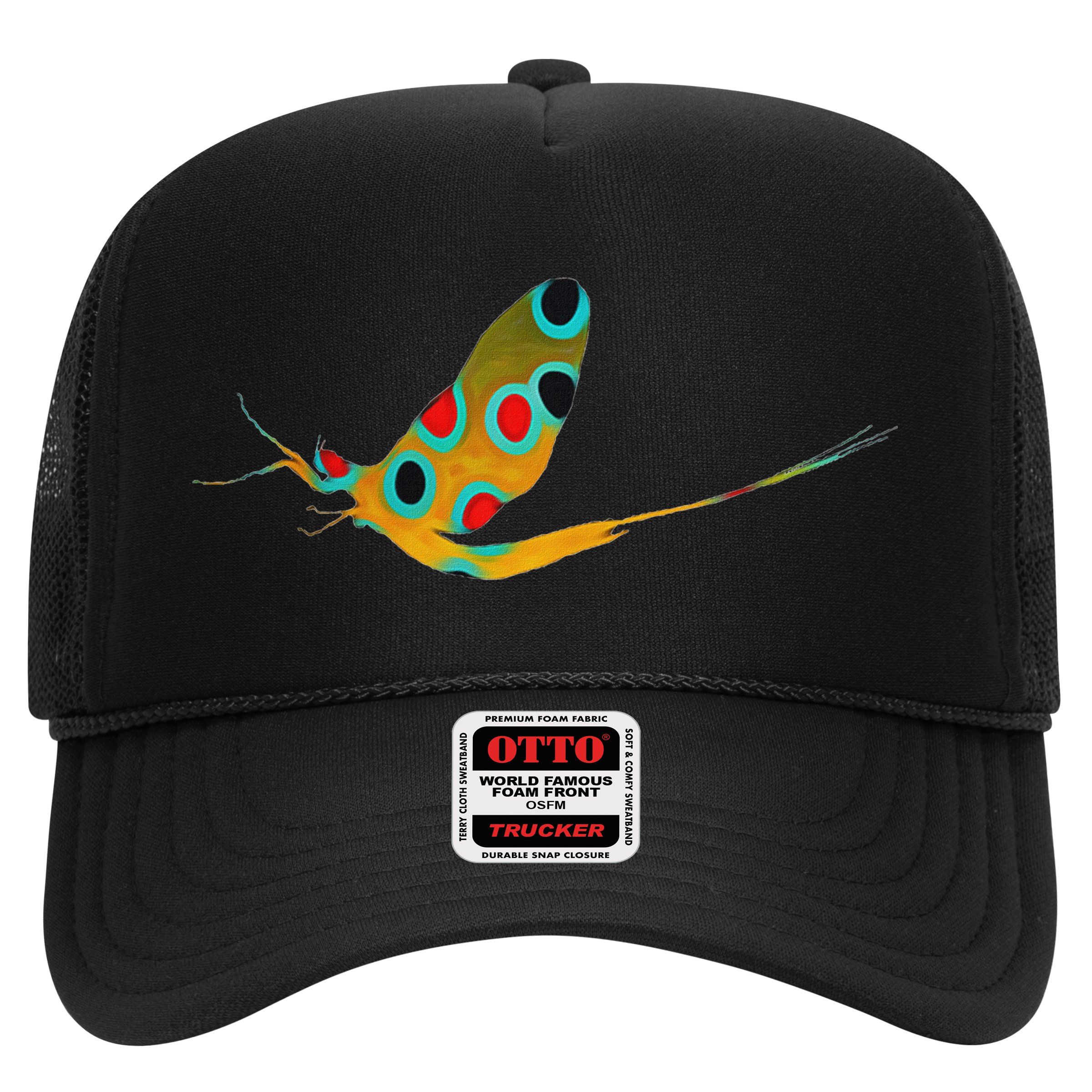 Fly Fishing Brook Trout Mayfly Graphic Hat