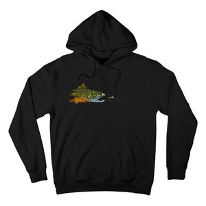 Fly Fishing Brook Trout Dry Fly Tying Fisherman Hoodie