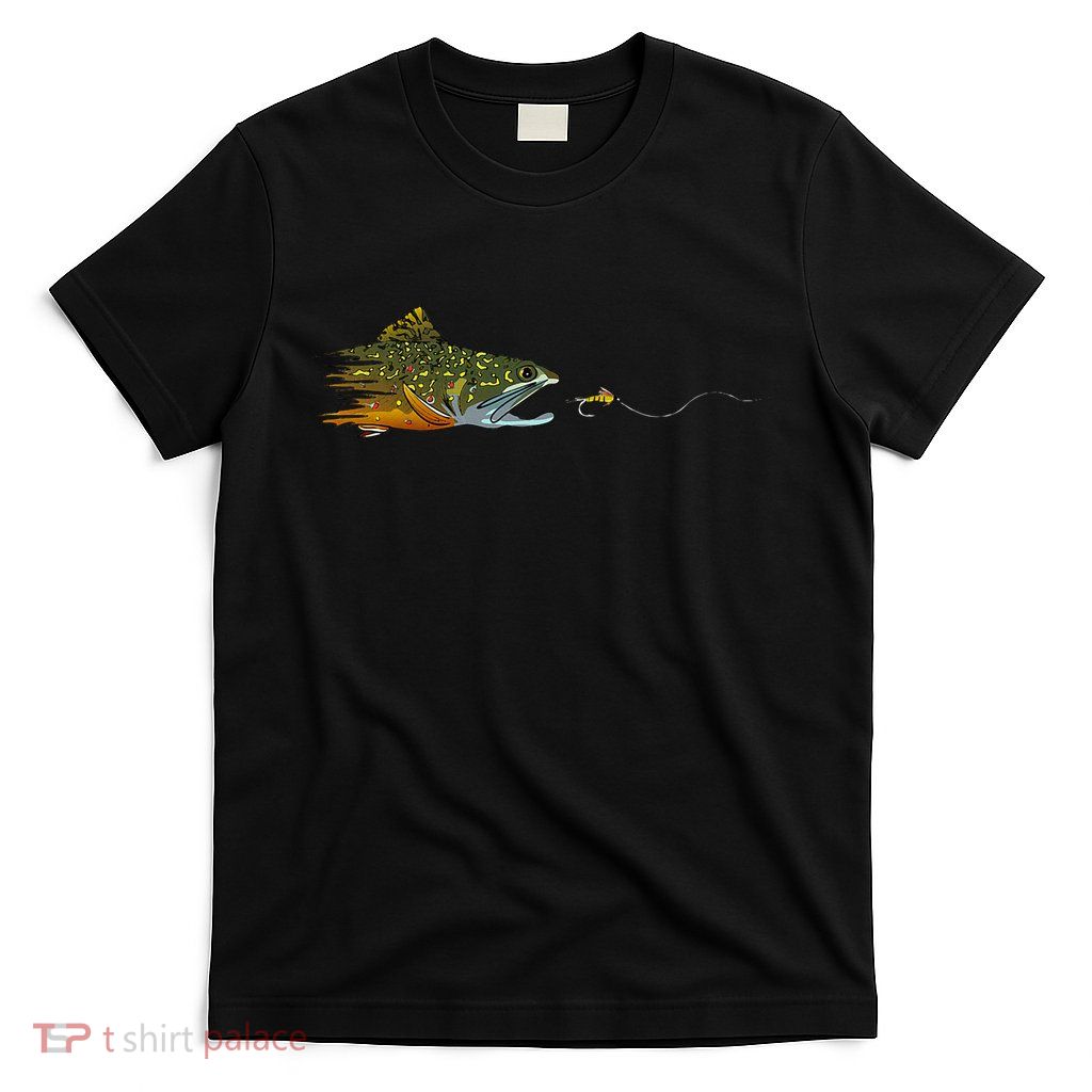 Fly Fishing Brook Trout Dry Fly Tying Fisherman T-Shirt