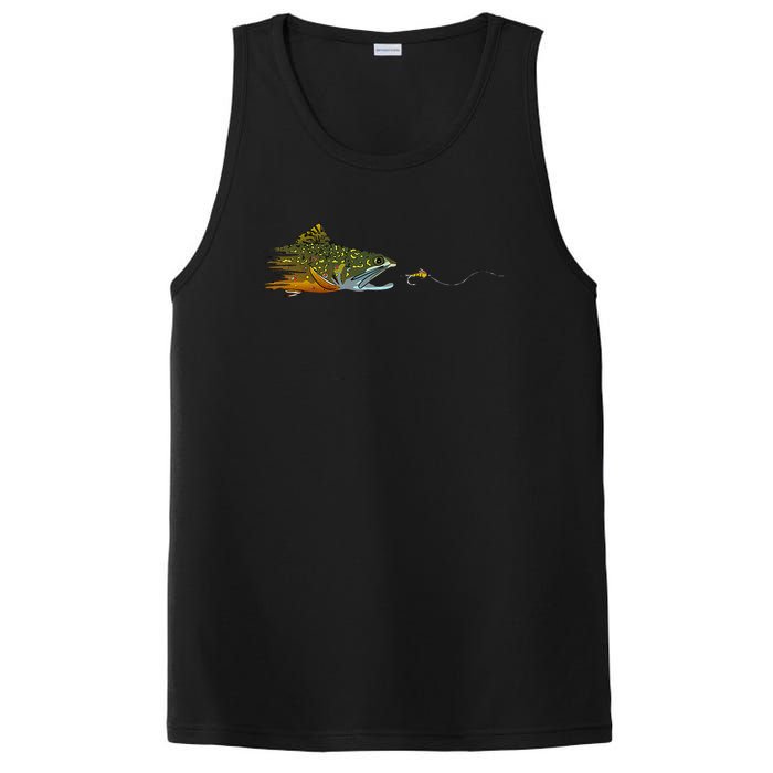 Fly Fishing Brook Trout Dry Fly Tying Fisherman PosiCharge Competitor Tank