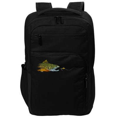 Fly Fishing Brook Trout Dry Fly Tying Fisherman Impact Tech Backpack