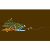 Fly Fishing Brook Trout Dry Fly Tying Fisherman Bumper Sticker