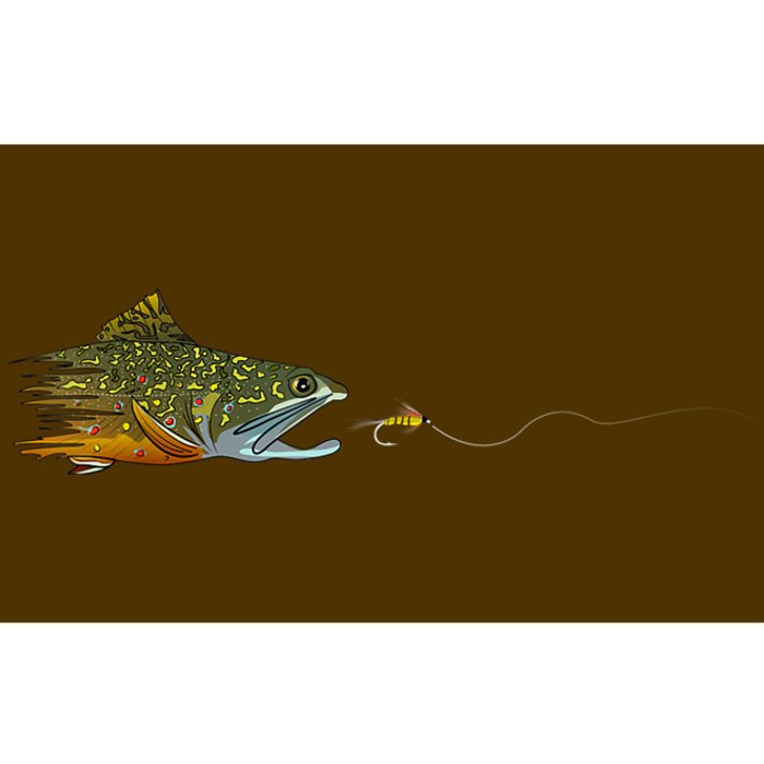 Fly Fishing Brook Trout Dry Fly Tying Fisherman Bumper Sticker