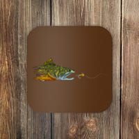 Fly Fishing Brook Trout Dry Fly Tying Fisherman Coaster