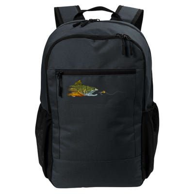 Fly Fishing Brook Trout Dry Fly Tying Fisherman Daily Commute Backpack