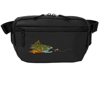 Fly Fishing Brook Trout Dry Fly Tying Fisherman Crossbody Pack