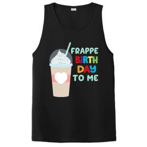 Funny Frappe Birthday To Me Joke Saying For Coffee Lovers PosiCharge Competitor Tank