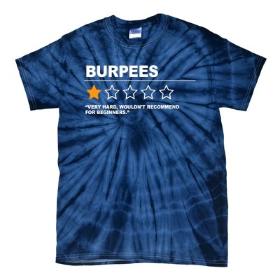 Funny Fitness Burpees Tie-Dye T-Shirt