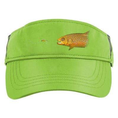 Fly Fishing Brown Trout Dry Fly Tying Adult Drive Performance Visor