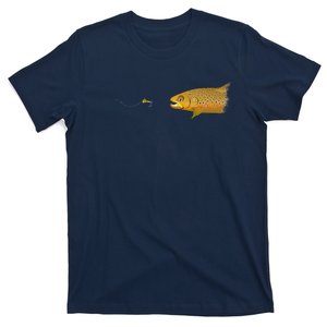 Fly Fishing Brown Trout Dry Fly Tying T-Shirt