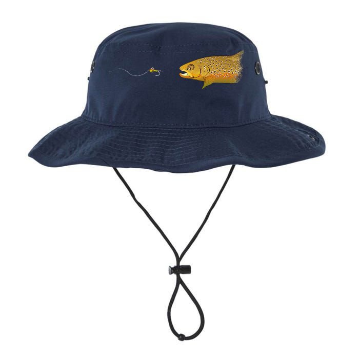 Fly Fishing Brown Trout Dry Fly Tying Legacy Cool Fit Booney Bucket Hat