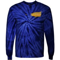 Fly Fishing Brown Trout Dry Fly Tying Tie-Dye Long Sleeve Shirt