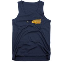 Fly Fishing Brown Trout Dry Fly Tying Tank Top