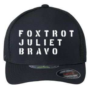 FJB Fuck Biden Military Anti Biden Flexfit Unipanel Trucker Cap