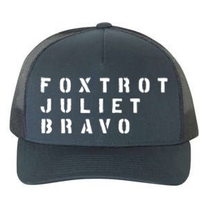 FJB Fuck Biden Military Anti Biden Yupoong Adult 5-Panel Trucker Hat