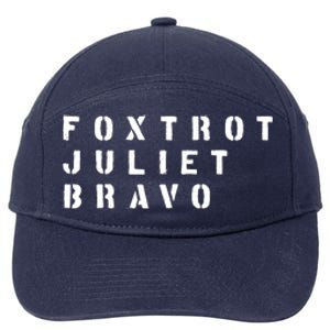 FJB Fuck Biden Military Anti Biden 7-Panel Snapback Hat