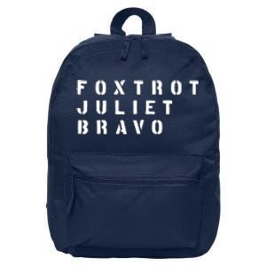 FJB Fuck Biden Military Anti Biden 16 in Basic Backpack